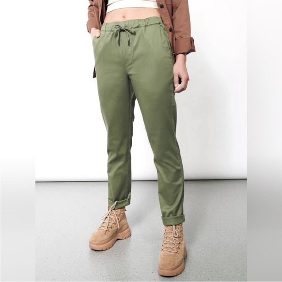 Wildfang Pants - NWT Wildfang The Everyday Drawstring Pants - XXL - Dark Green